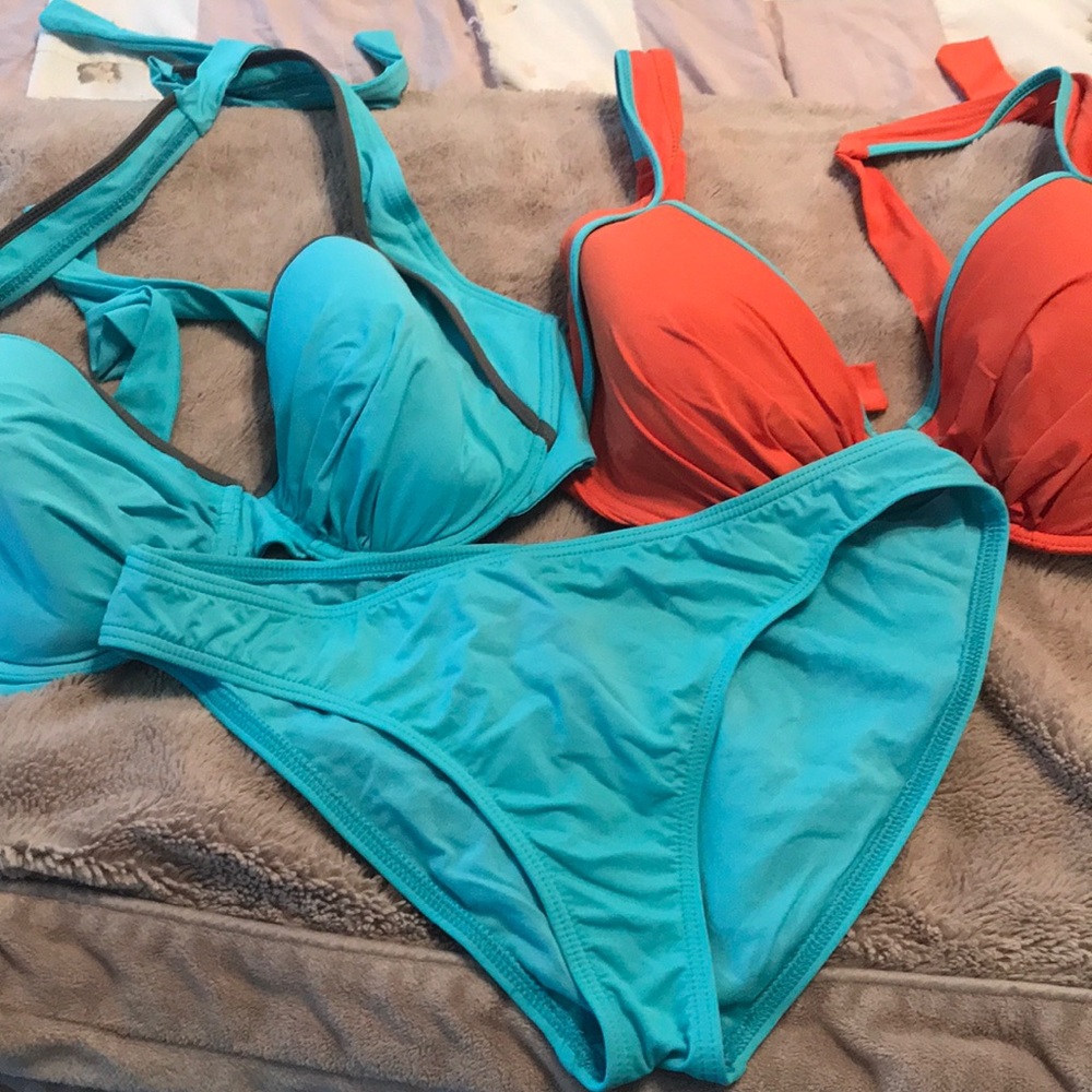 Tommy Bahama bikini 36DD tops large bottom